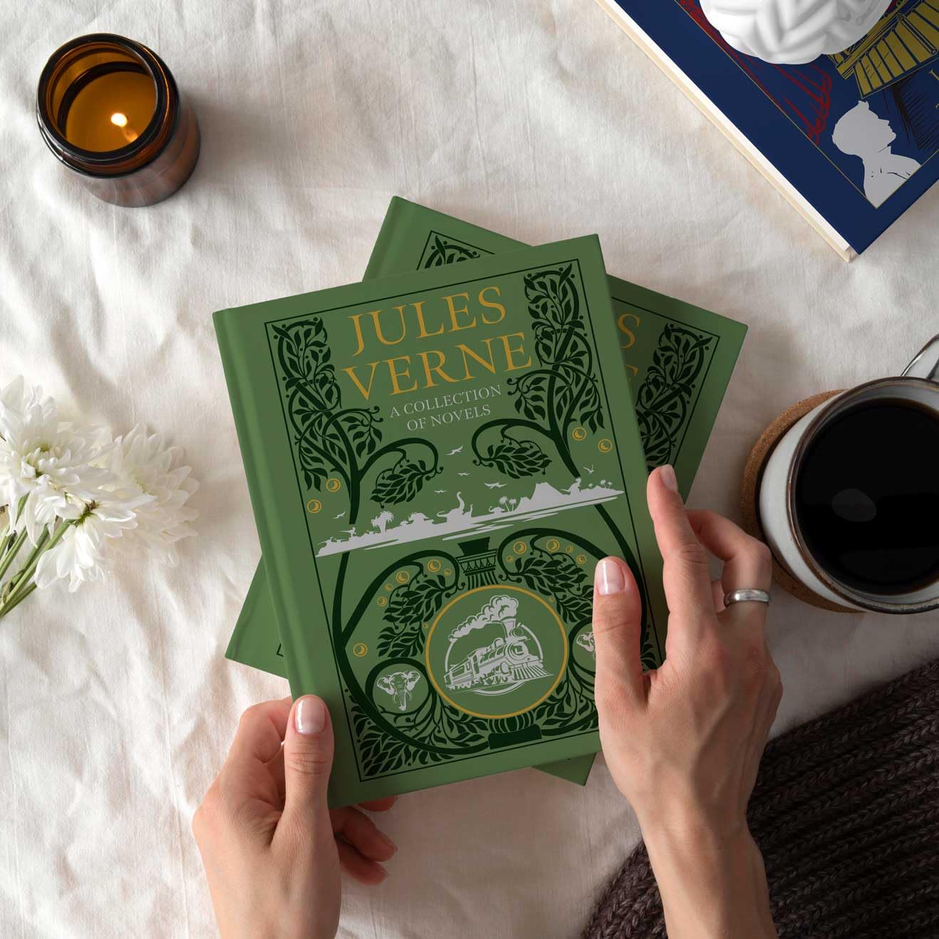 Jules Verne: A Collection Of Novels (Leather-bound)