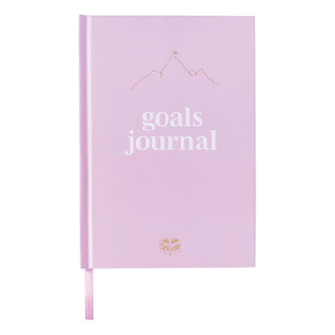Spirax Platinum A5 Goals Journal Blush (192 Pages)