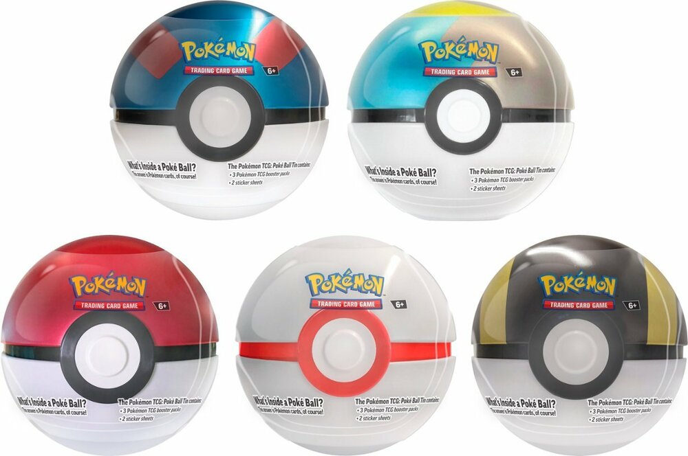 Pokemon The Card Game: 2024 Poke Ball Tin Assortment