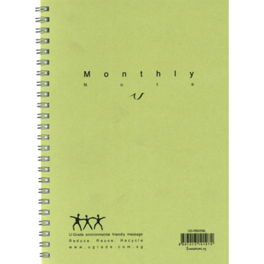 UG A5 Ring Book Monthly Plan