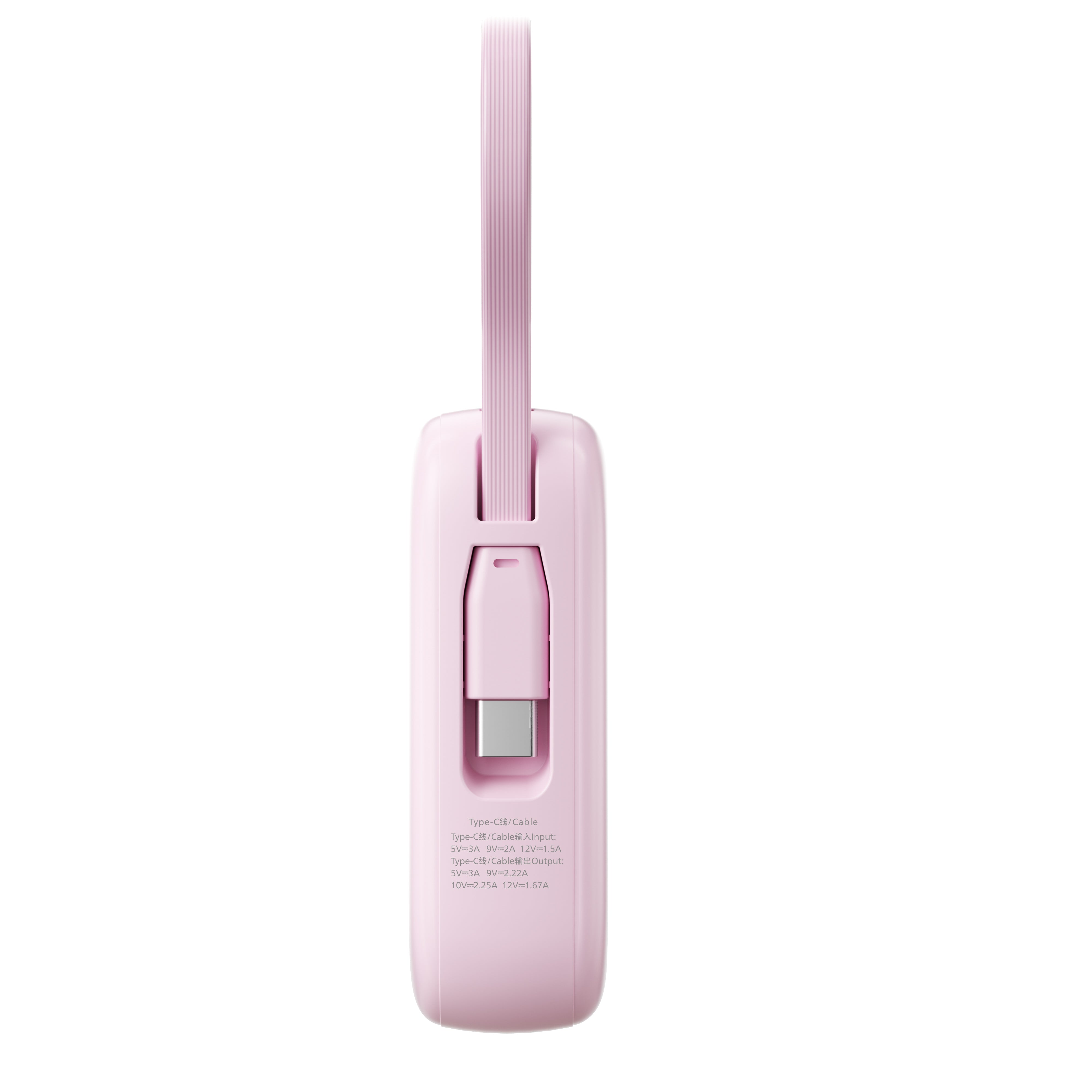 Philips DLP9205P/97 10000mAh CCC Qi2 + USB-C 22.5W Cable - Pink