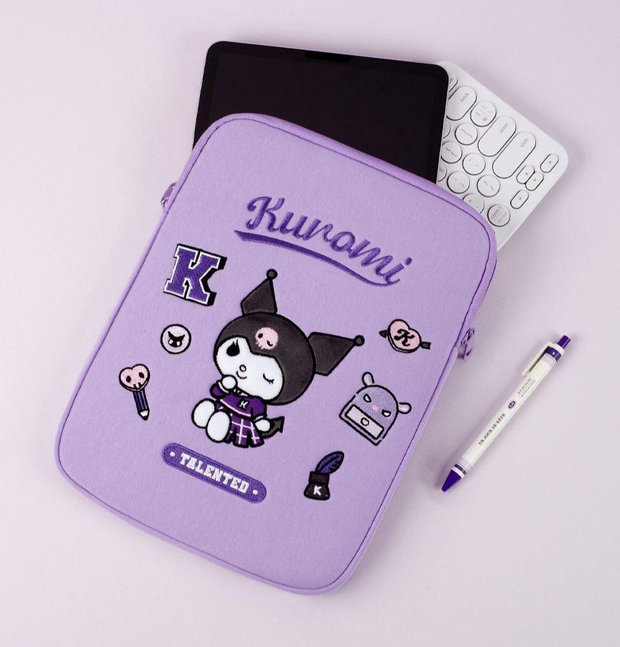 SANRIO KUROMI TABLET POUCH 11"