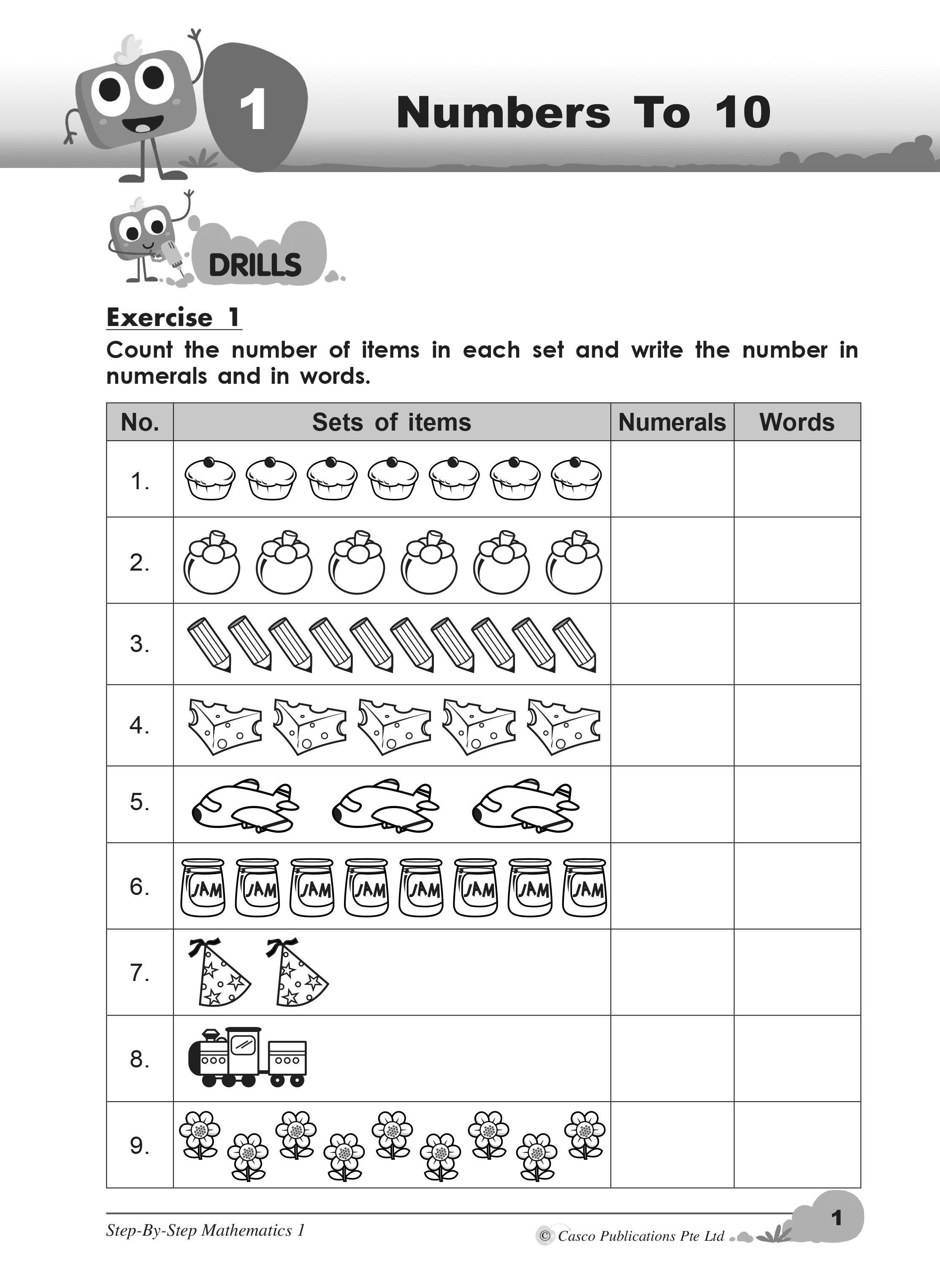 Step-by-Step Mathematics Primary 1 - 3rd Edition