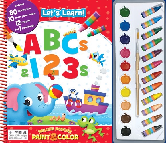 DELUXE POSTER PAINT & COL: ABC & 123