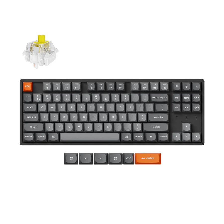 KEYCHRON K8 MAX - Black (Yellow)