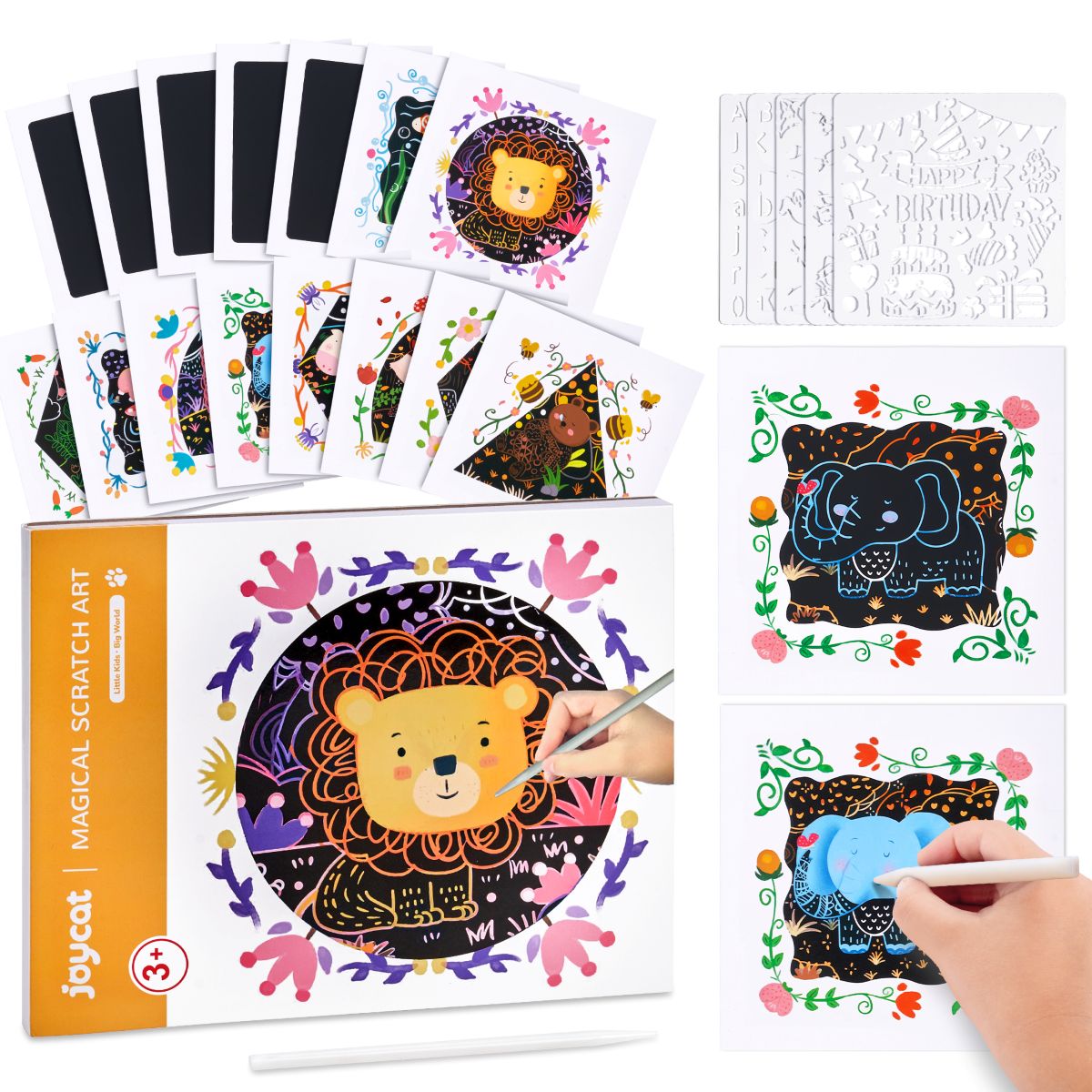 JOYCAT ANIMAL SCRATCH ART CARD
