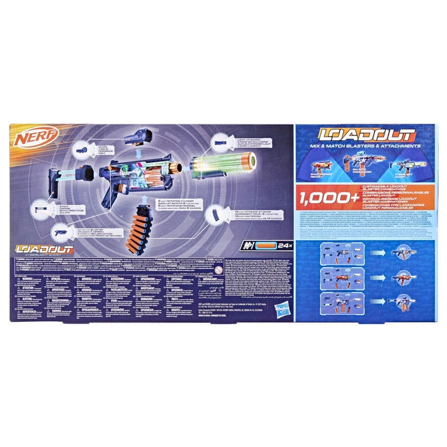HASBRO NERF LOADOUT CYBERLIGHT GHOST
