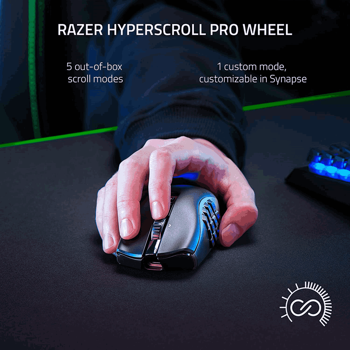 Razer Naga V2 Pro Wireless MMO Gaming Mouse