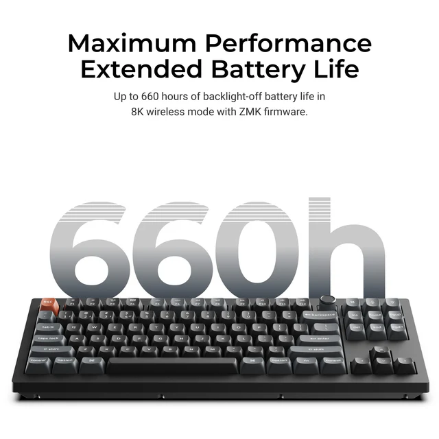 Keychron V3 Ultra 8K Wireless Custom Mechanical Keyboard - Brown Switch