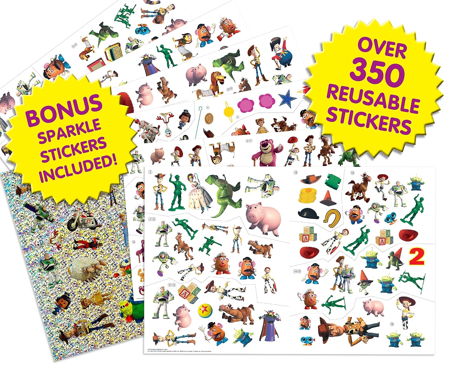 Sticker Book Treasury: Disney Toy Story (Paperback)