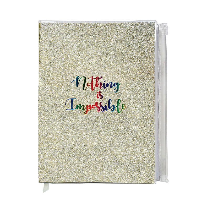 Palette Pvc Cover Notebook Glitter A5