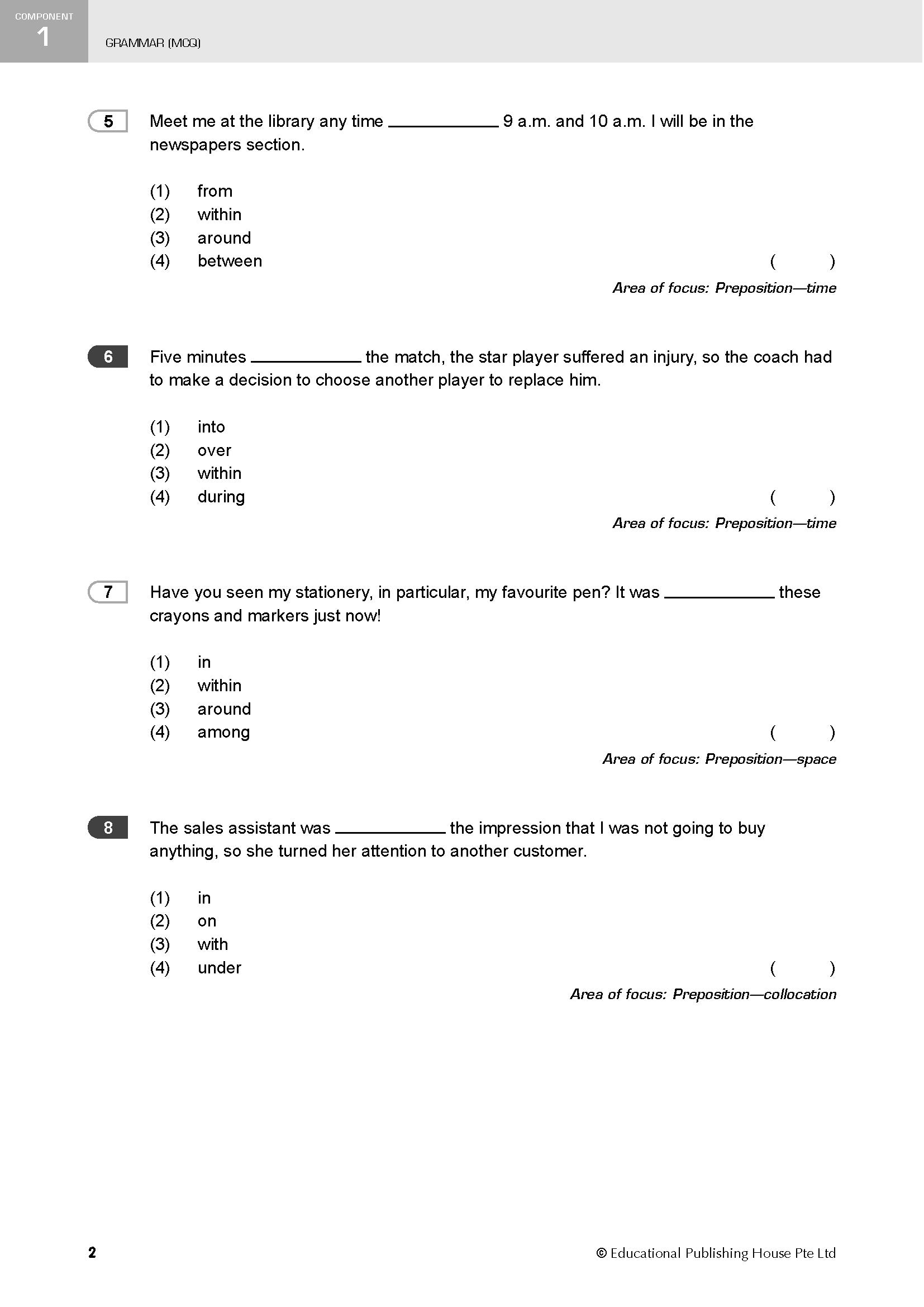 PSLE English Trending Examination Questions