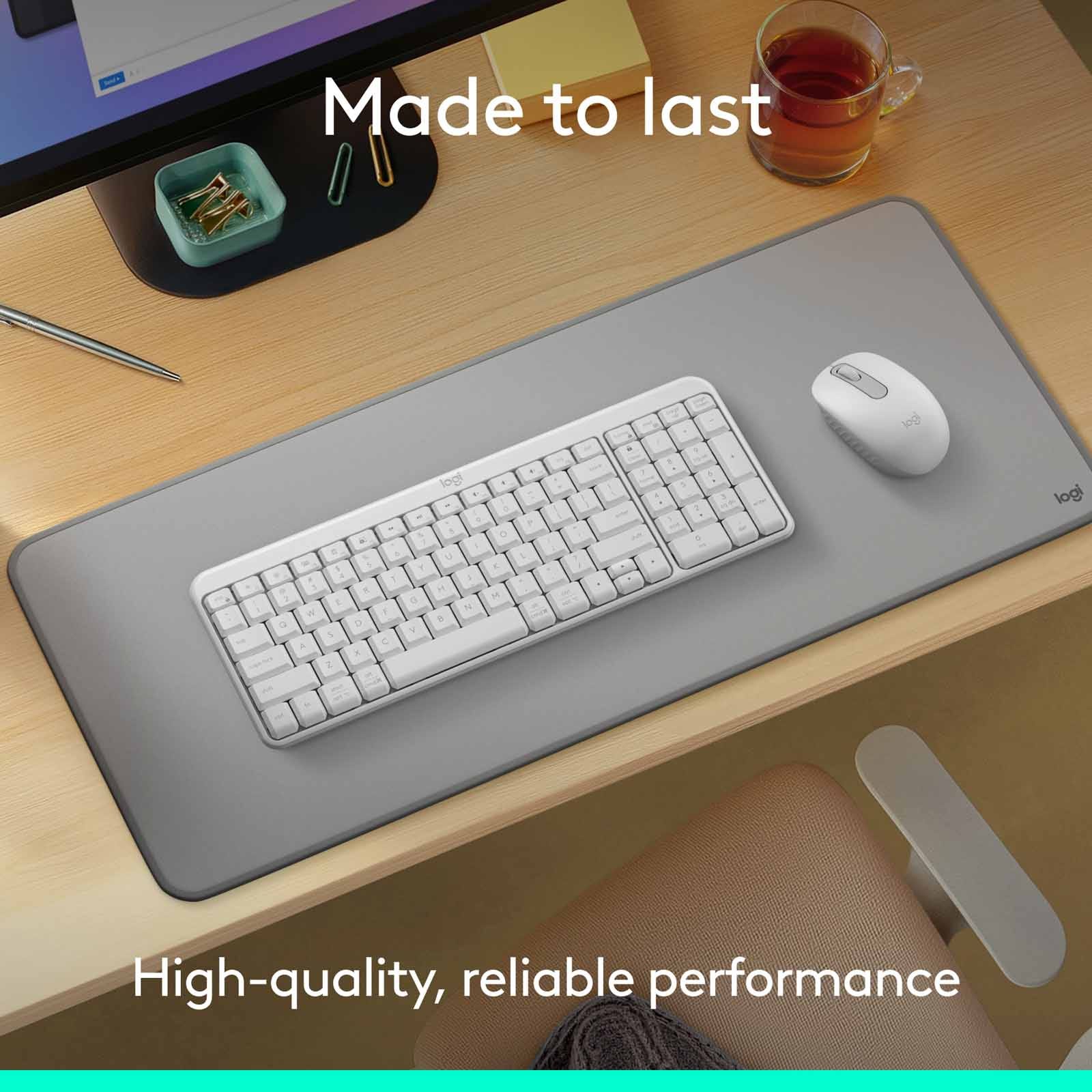 Logitech MK250 Bluetooth® Compact Keyboard Mouse - White