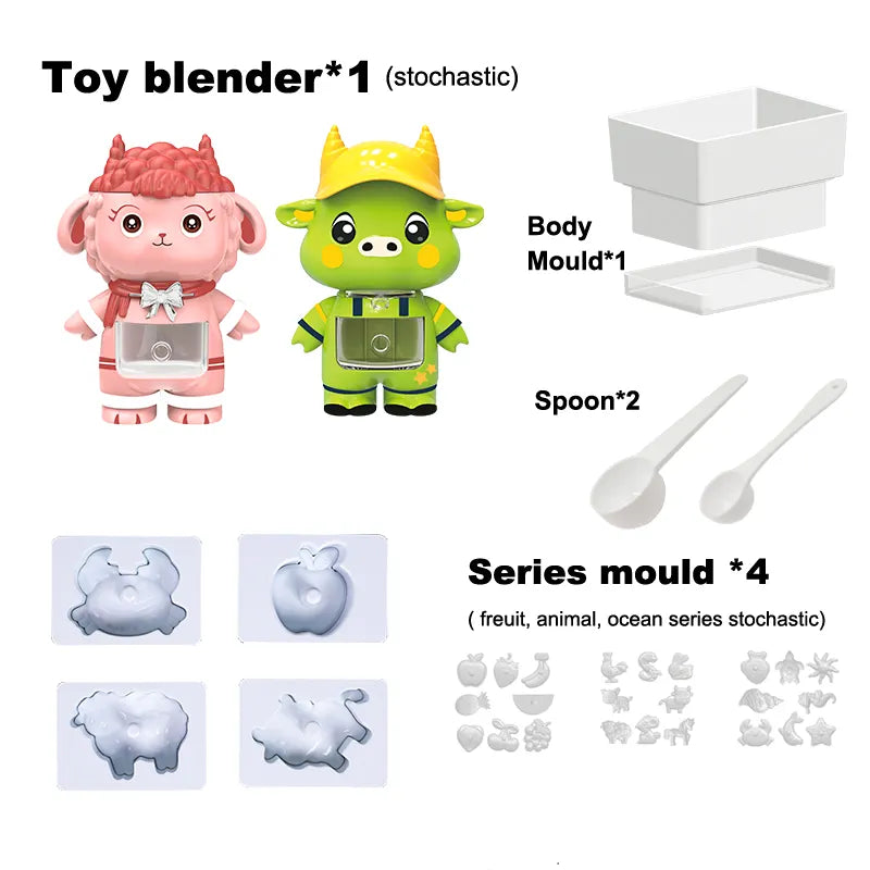 DIY Pastry Food Toys – Kids Dough & Mould Set (Vision Motivation Edition) - 185g
