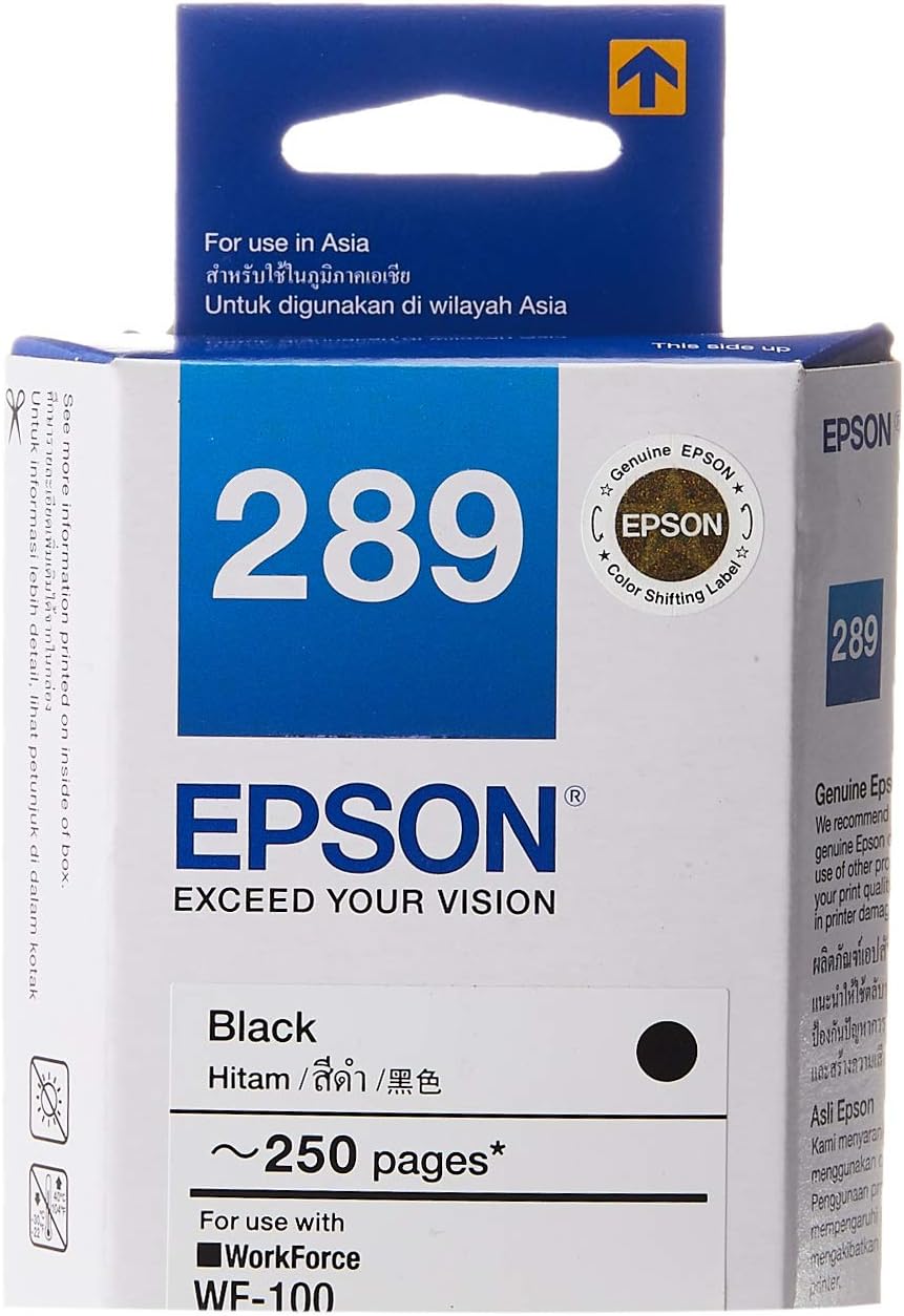 Epson T289 - Black Ink Cartridge | Compatible with: Epson WorkForce WF-100 | C13T289190
