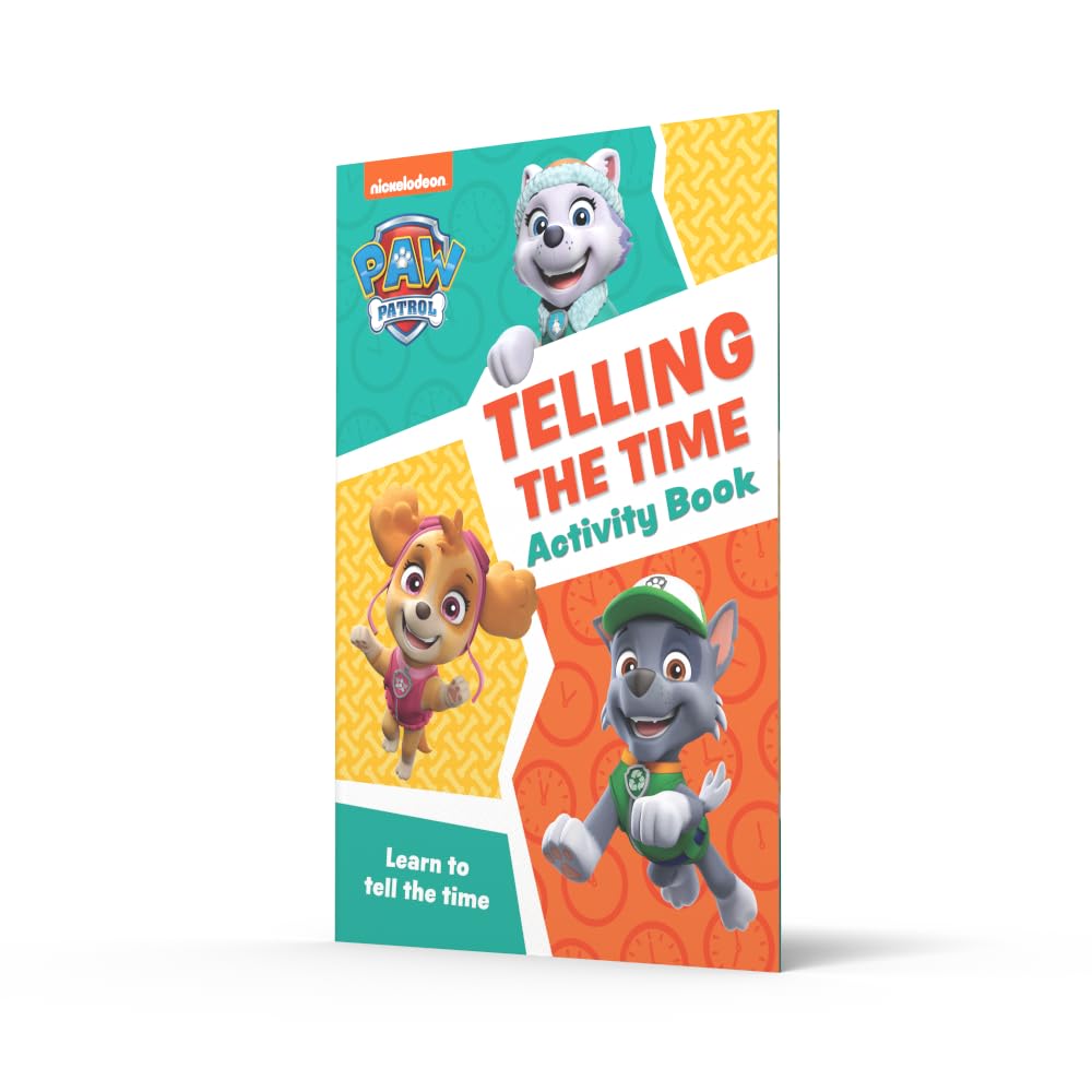 PAW Patrol Telling The Time Activity Book