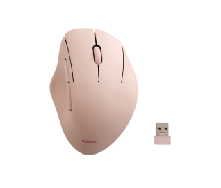 Elecom SHELLPHA 5 Buttons Silent Wireless Mouse Pink