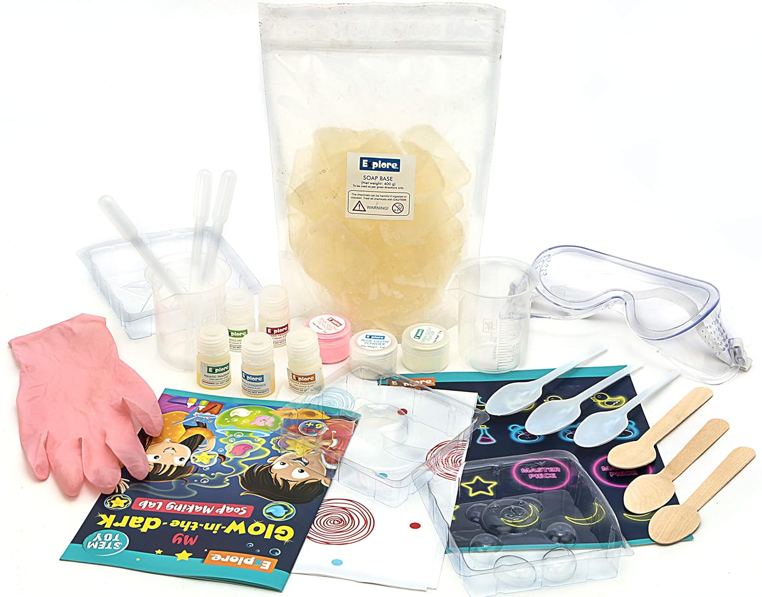 EXPLORE STEM MY GLOW IN THE DARK SOAP MAKING LAB