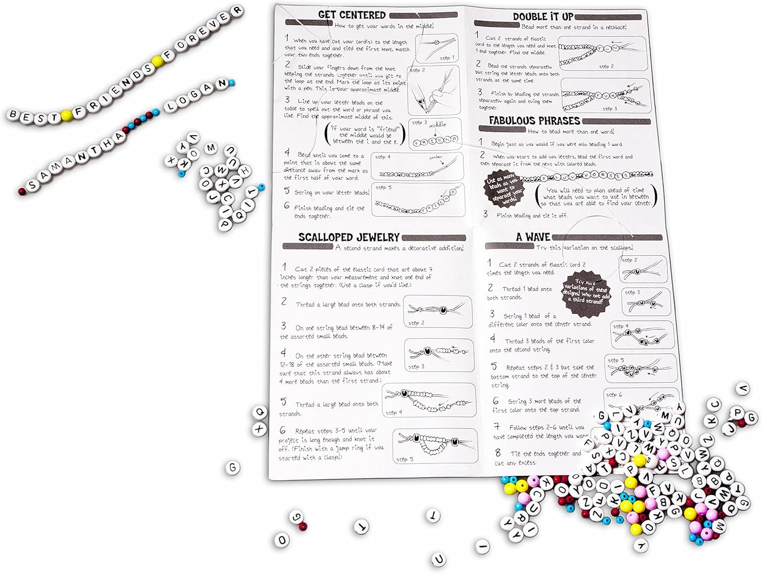 BENDON FRIENDSHIP LETTER BRACELETS AND NECKLACES
