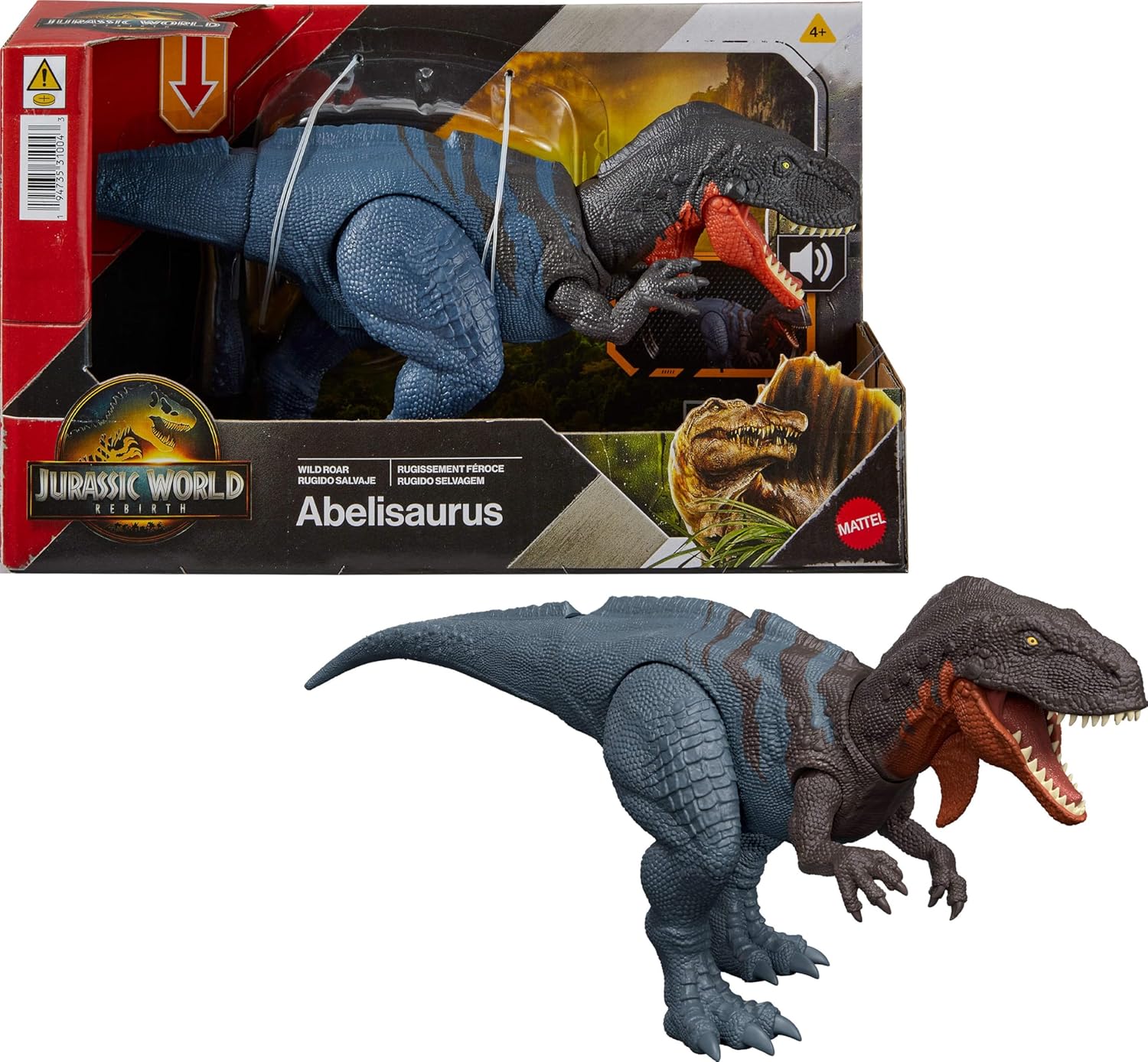 MATTEL JURASSIC WORLD MOVIE CORE SCALE WILD ROAR ACTION FIGURE ASSORTED