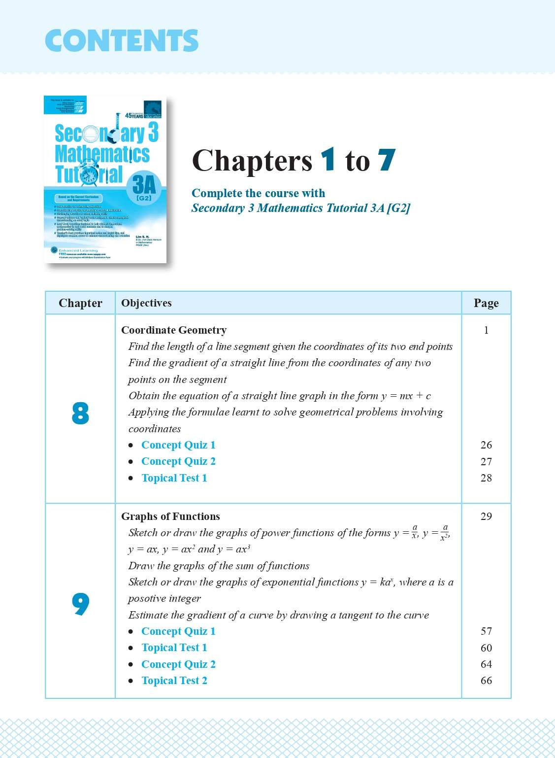 Secondary 3 Mathematics Tutorial 3B [G2]