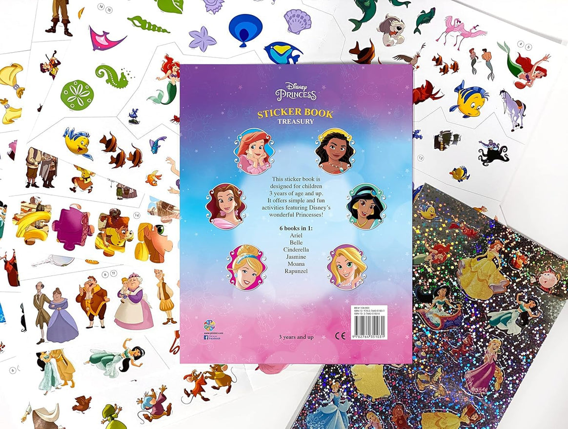 Disney Princess #2 Sticker Book Treasury (Paperback) 