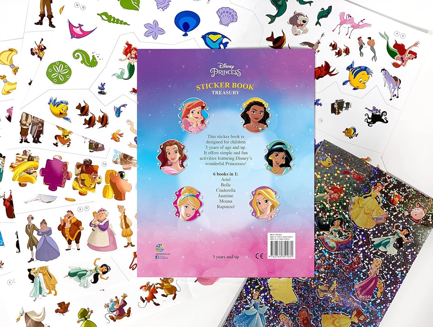 Disney Princess #2 Sticker Book Treasury (Paperback) 