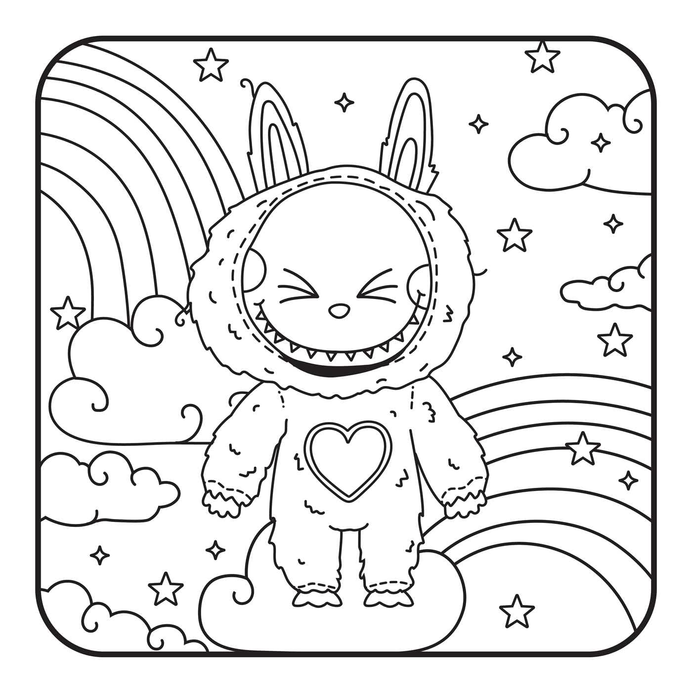 The Lafufu Coloring Book: Expanded Edition (Lafufu Activity Books)