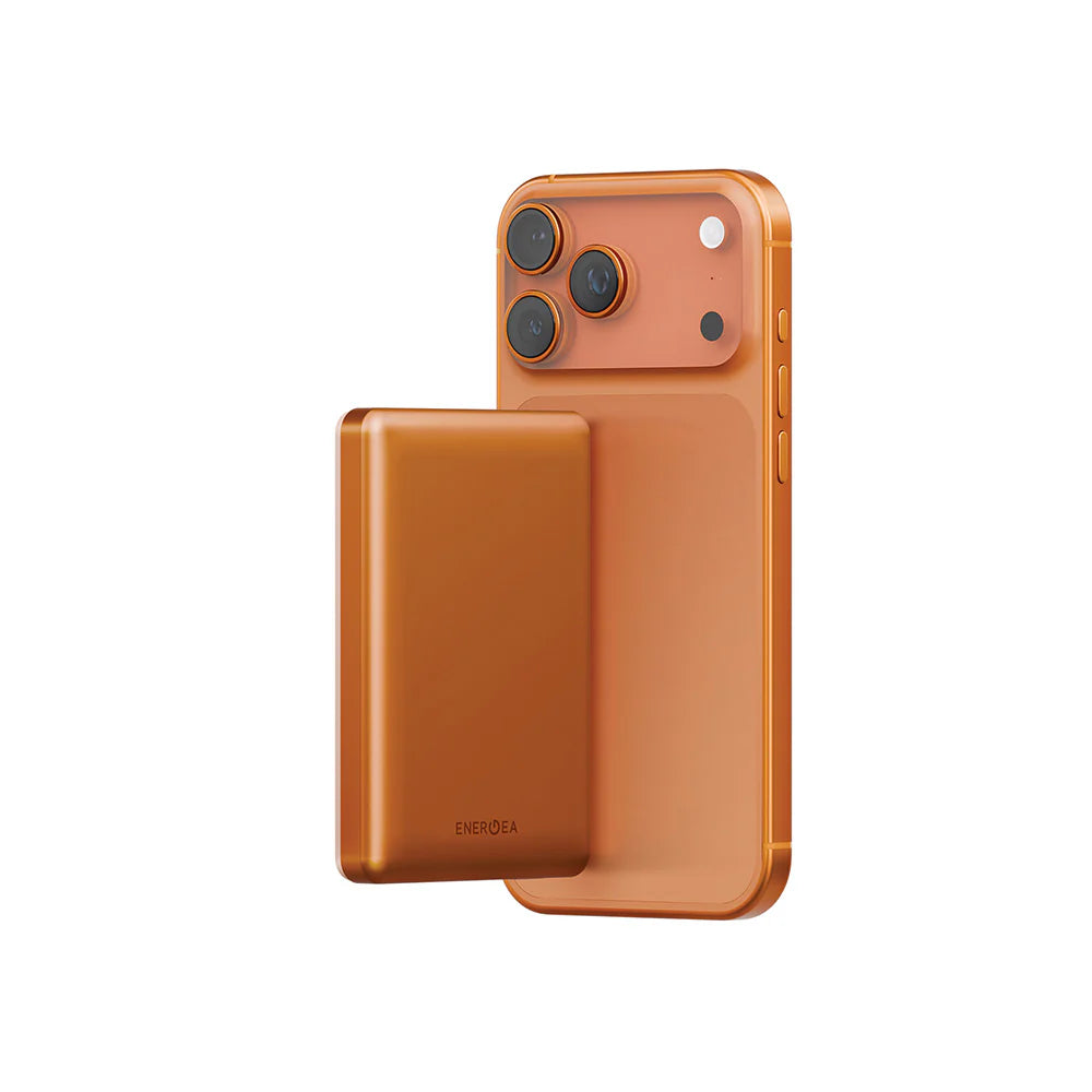 Energea Alupac 10K Ultra-Light Aluminium Magsafe Power Bank (Orange)