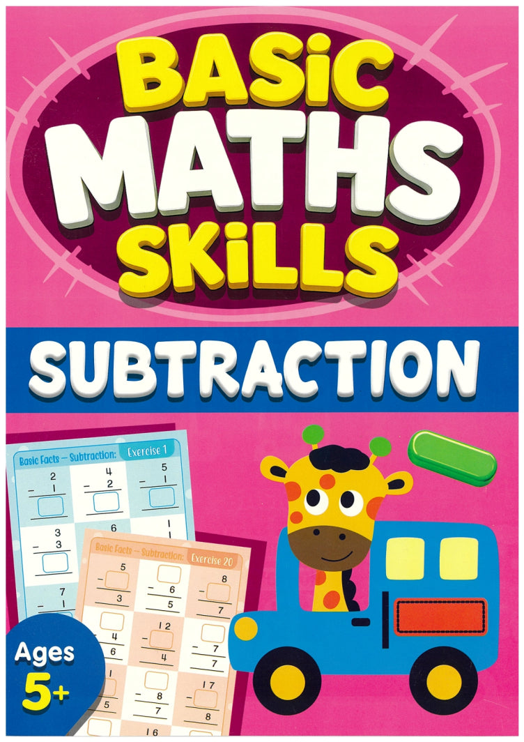 K1 Math Basic Skills Ages 5+: Subtraction