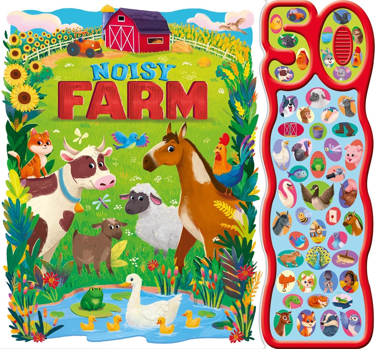 Igloo Books Noisy Farm (50-Button Sound Book)