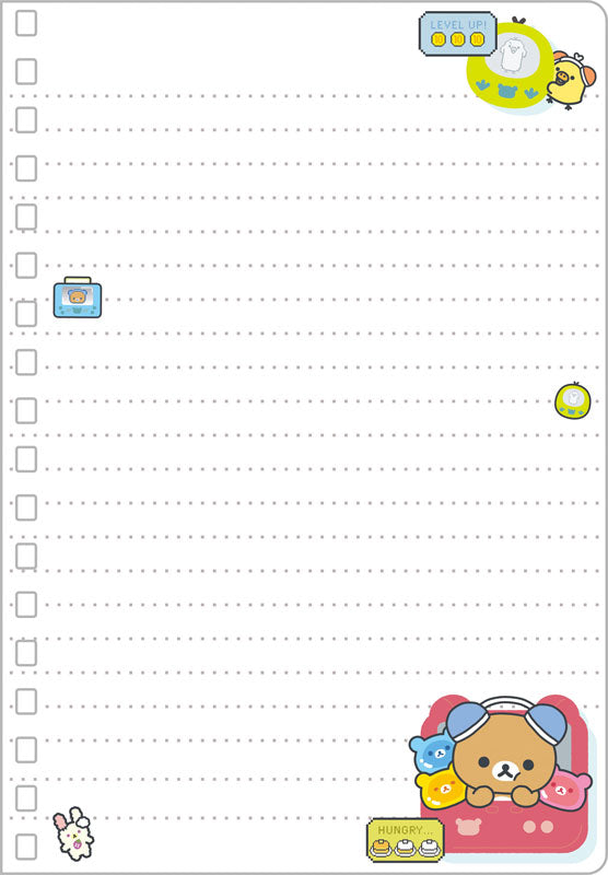 Rilakkuma Notebook 180*125mm 60'S 43002