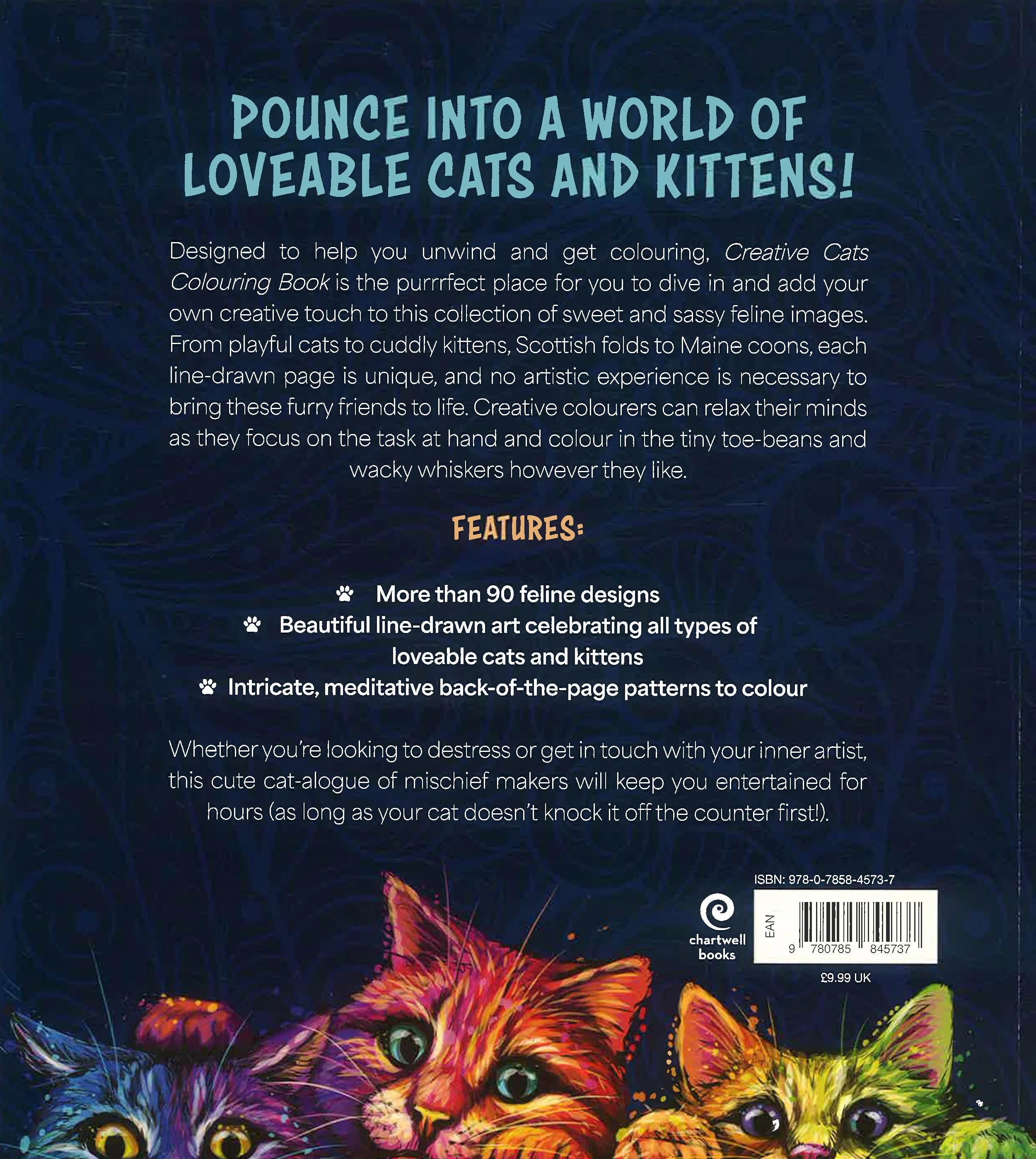 Quarto: Creative Cats Colouring Book