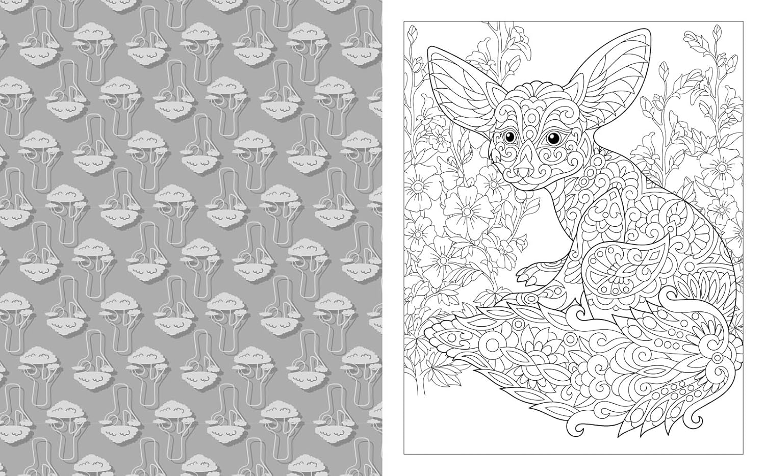 Wild Animals Colouring Book