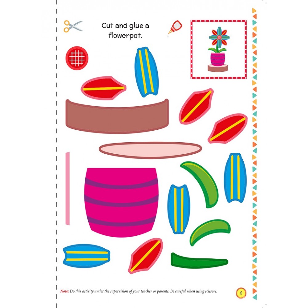 Cut & Glue Activity Book