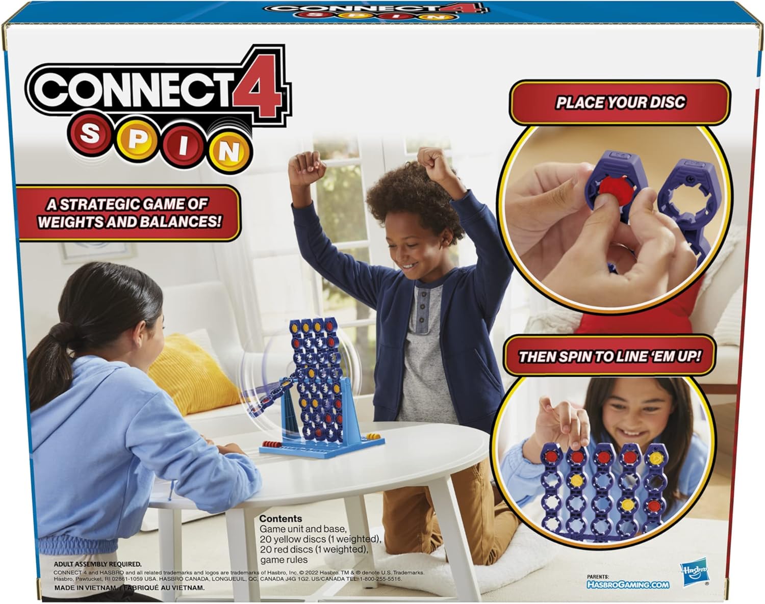 HASBRO GAMING CONNECT 4 SPIN