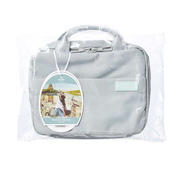 BMA-OF04 Elecom Off Toco Travel Pouch Stone Blue