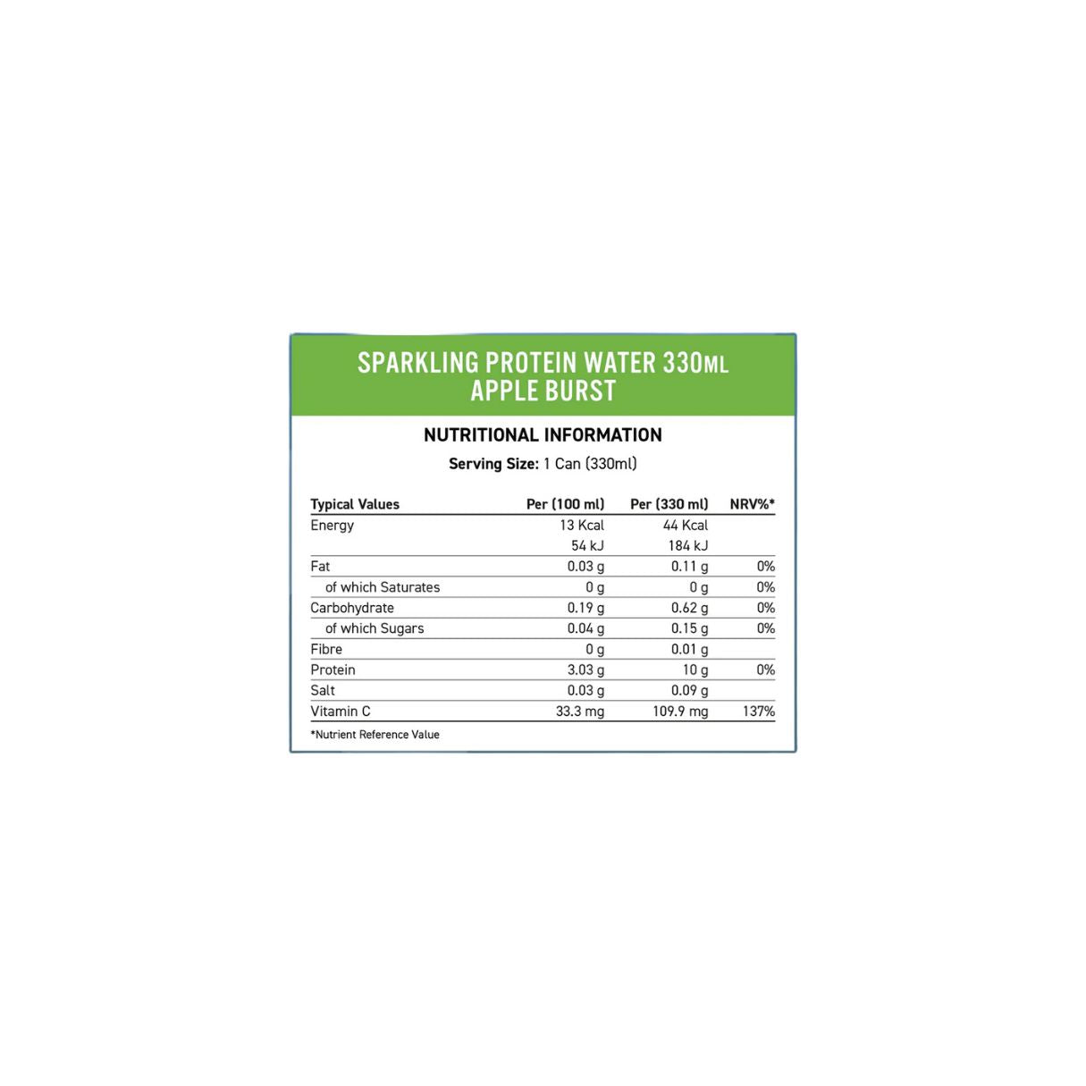Apn Spk Protein Water Tropburst 330ml
