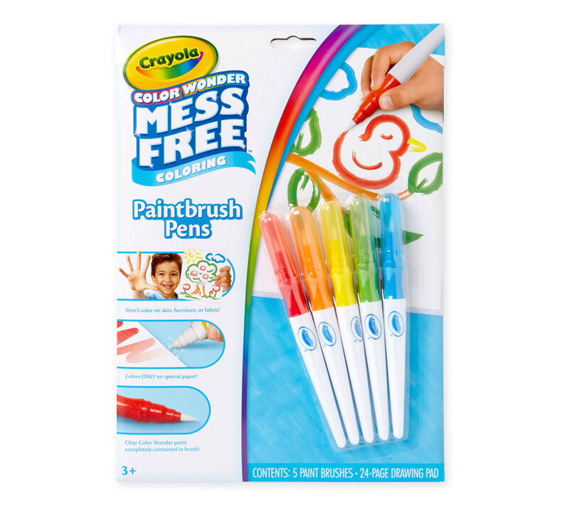 Crayola CW Paintbrush Pens & Paper 752023