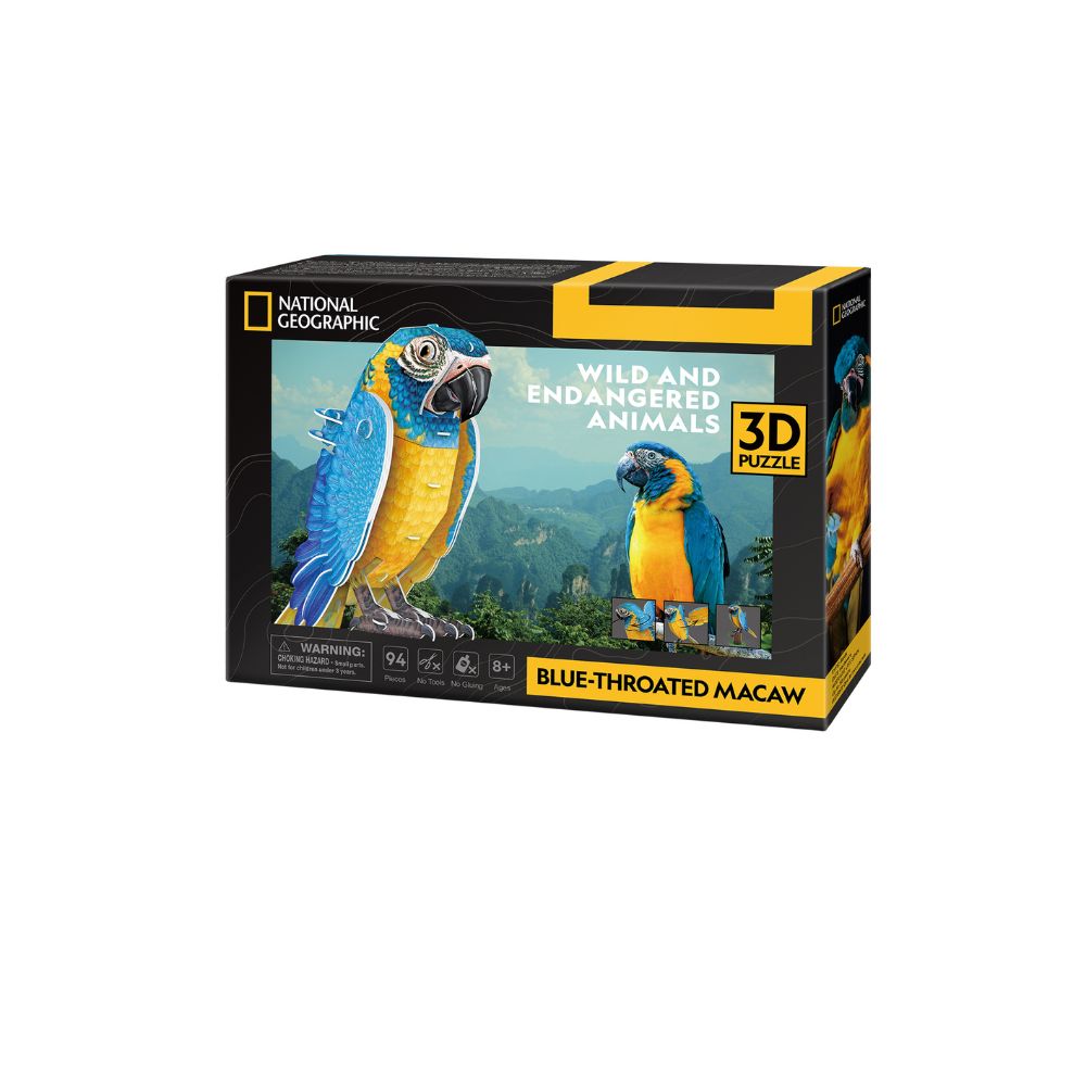 NG 3D PUZZLE BULE-THROATED MACAWS