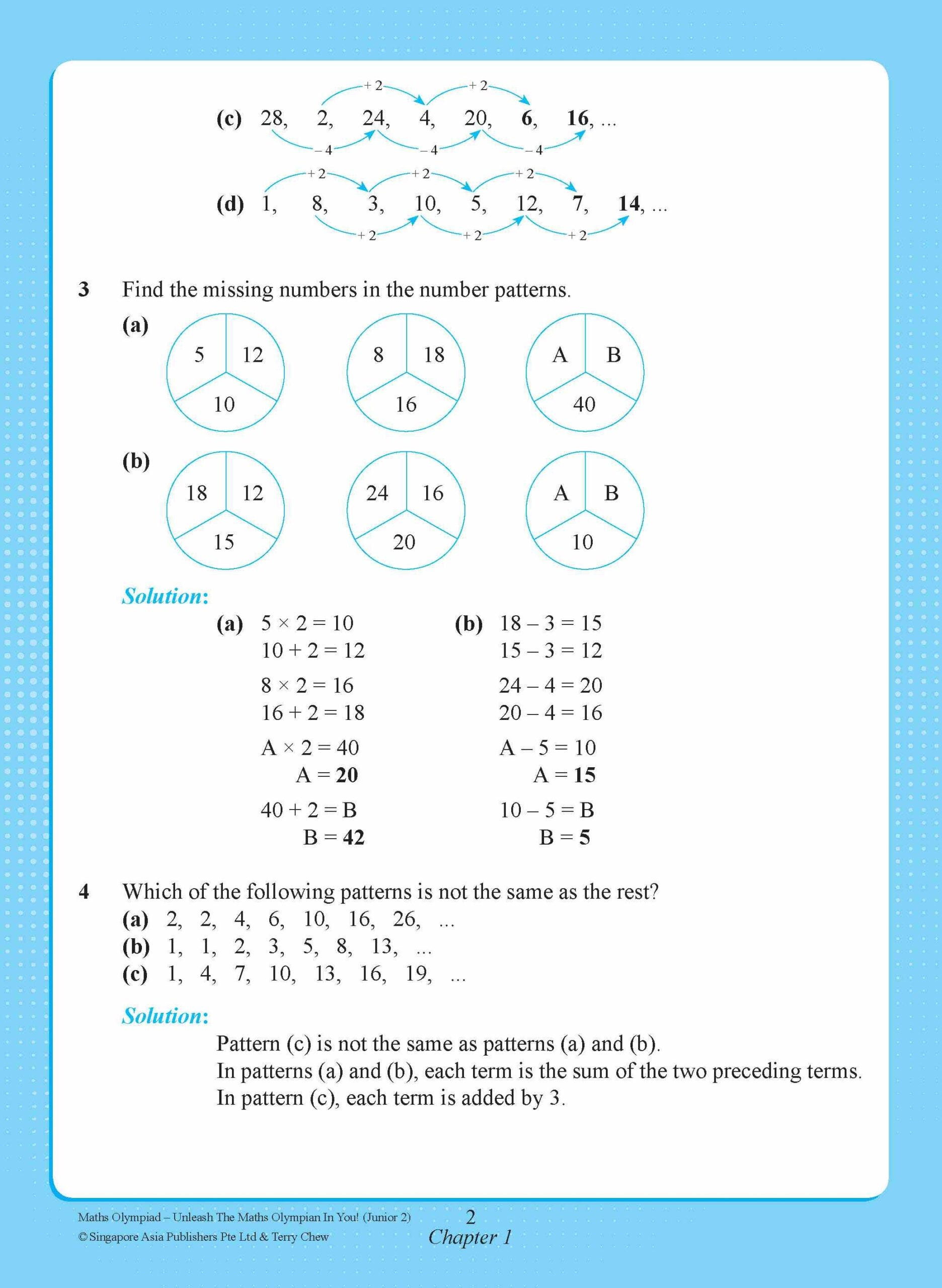 Primary 2&3 Maths Olympiad Junior 2 - 4th Edition