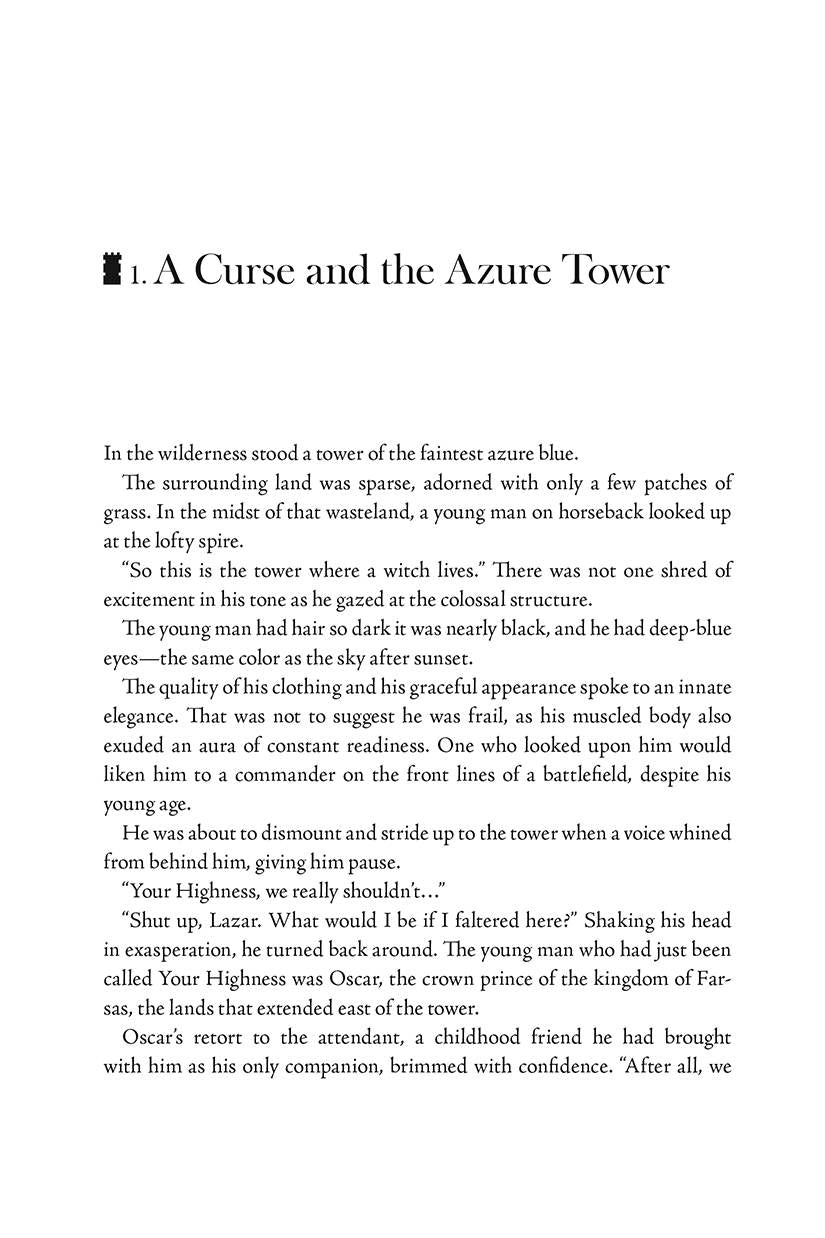 Unnamed Memory 01: The Witch of the Azure Moon and the Cursed Prince [Novel]