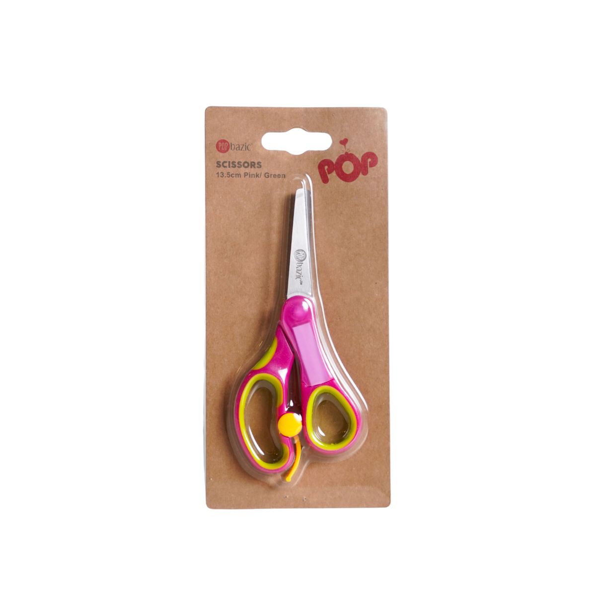 Pop Bazic 13.5cm Craft Scissors Sh01106- Pink/Green