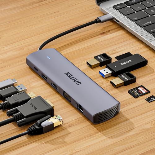 Unitek uHUB U11+ 11-in-1 USB-C Hub (D1113BGY01)