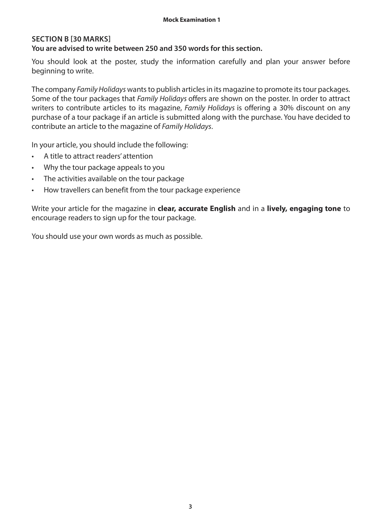 O-Level: Ace Your O-Level English Mock Examination Papers 1 & 2