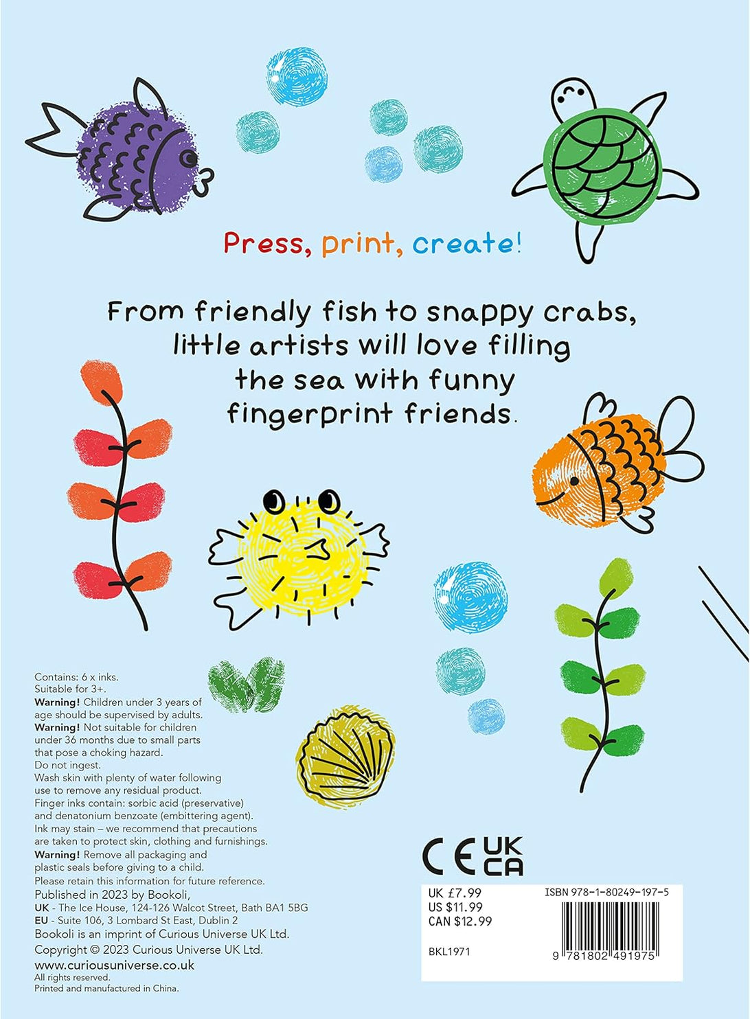 Fingerprint Fun: Under The Sea