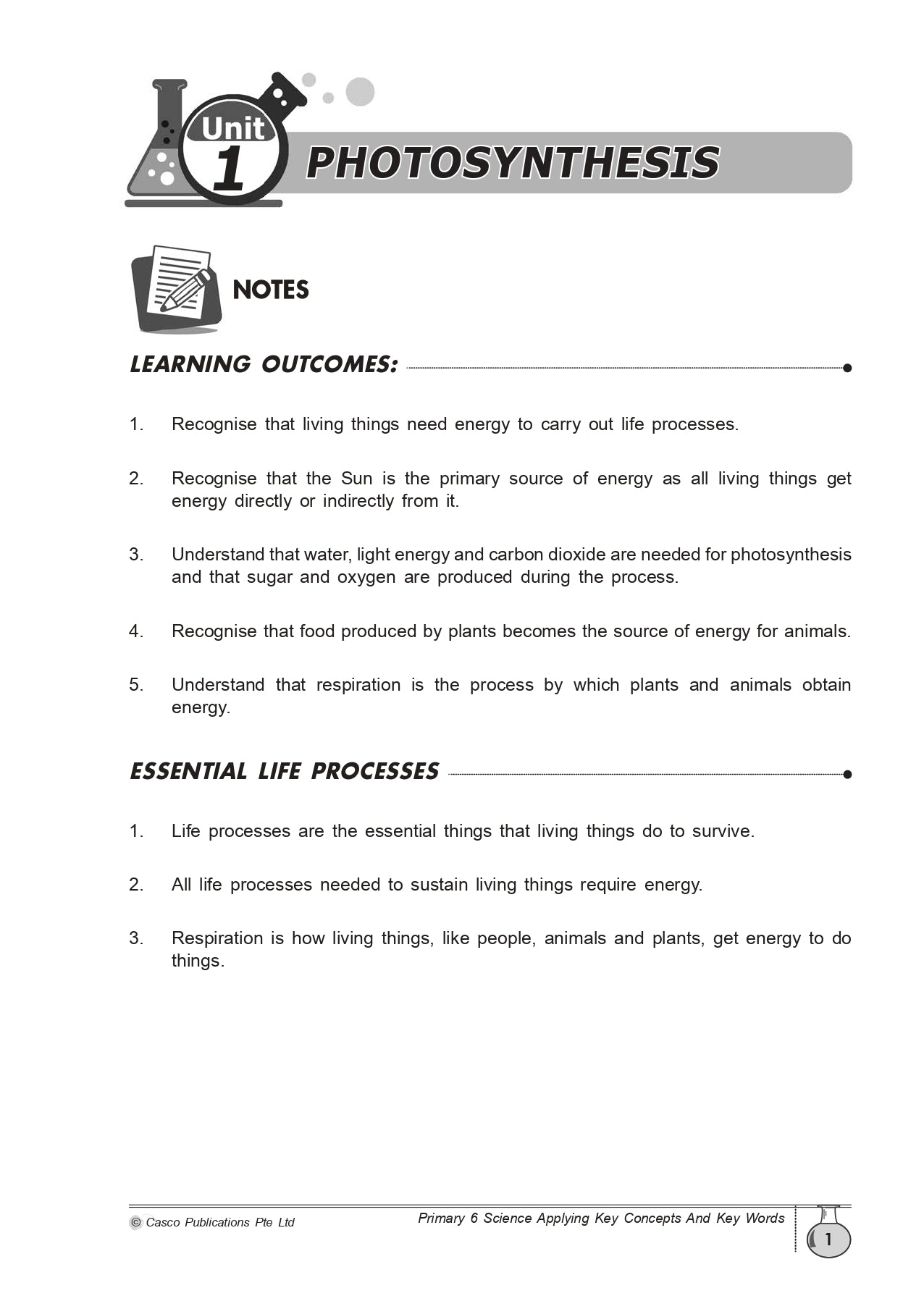 Science Applying Key Concepts & Key Words Primary 6 - 2nd Edition