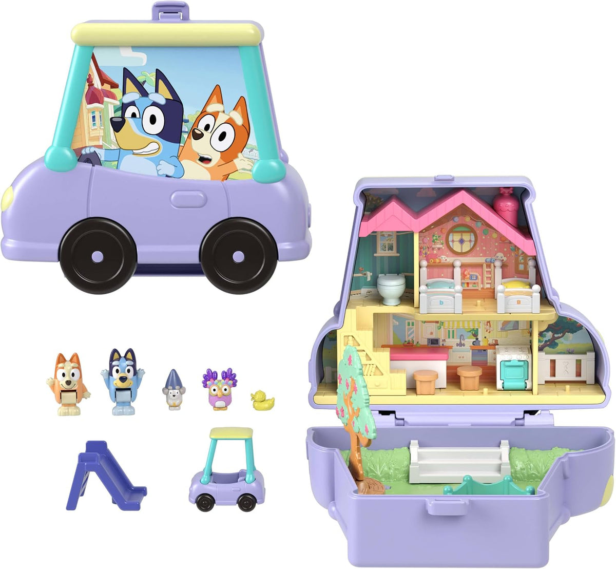 MATTEL POLLY POCKET BLUEY COMPACT PLAYSET