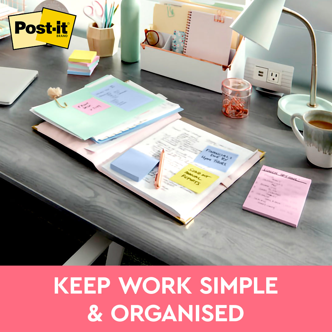 Post-it® 654-1cb Cloud Blue Notes 3x3", 100sheets