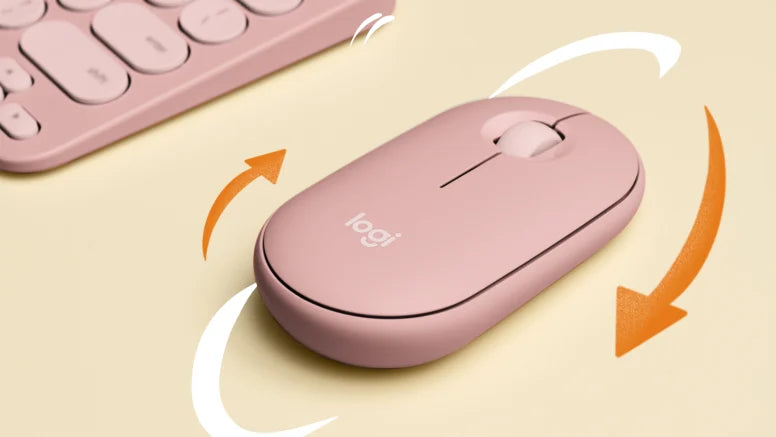 Logitech Pebble Bluetooth Mouse 2 M350s Tonal Rose